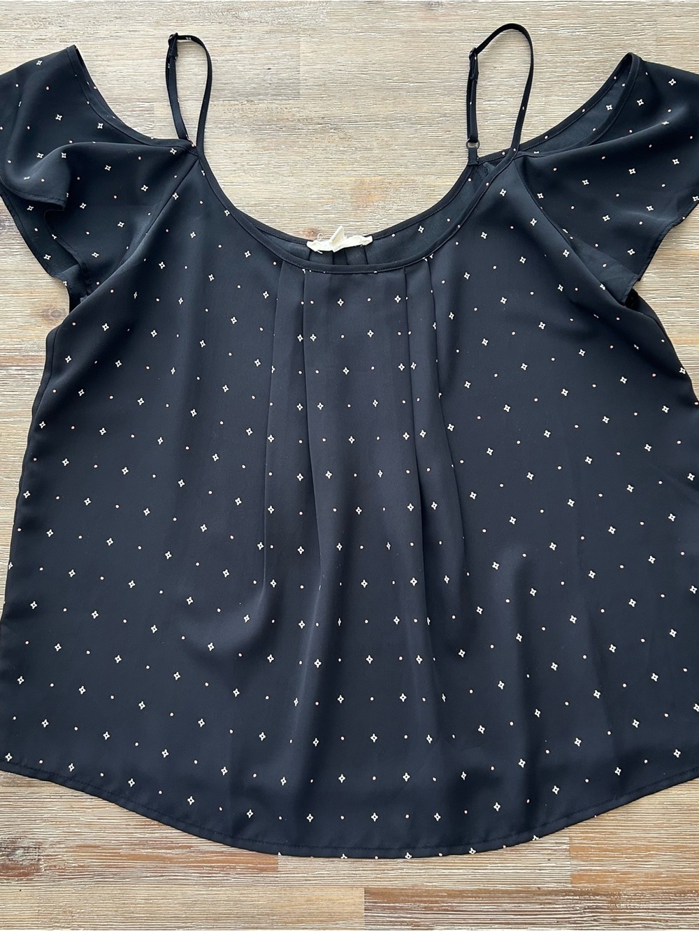 Current Air Ruffle Sleeve top